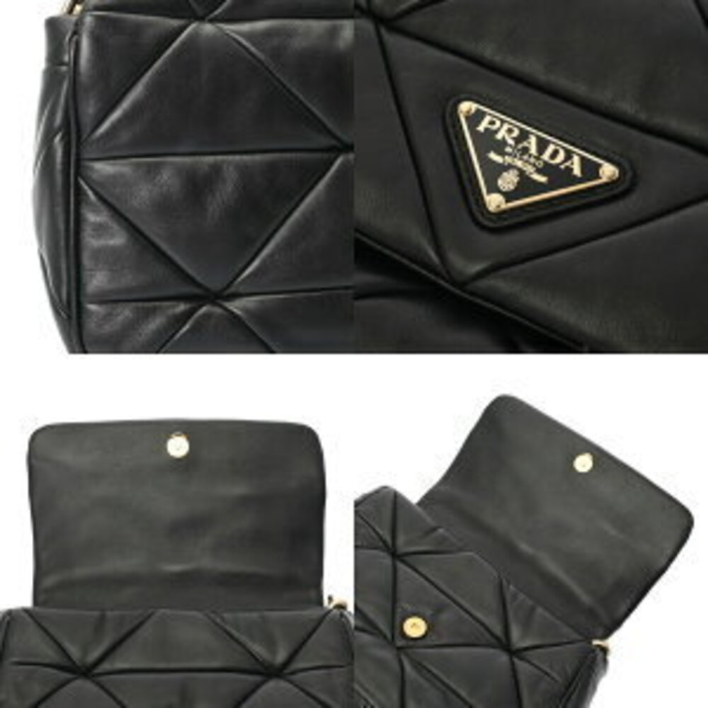 Prada Shoulder Bag Black Nappa Leather - Picture 6 of 9